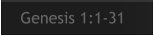 Genesis 1:1-31
