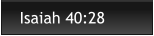 Isaiah 40:28